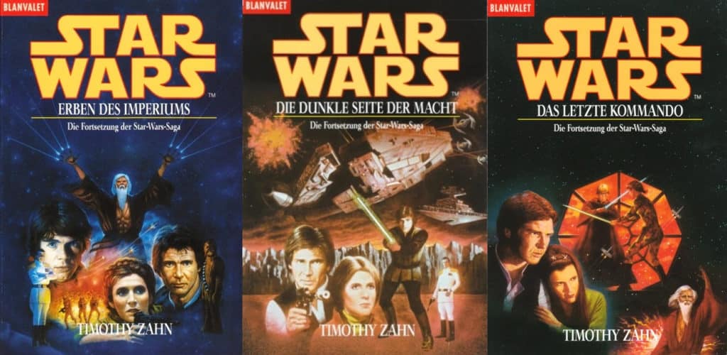 Die Thrawn-Trilogie von Star Wars aus den 90er-Jahren.