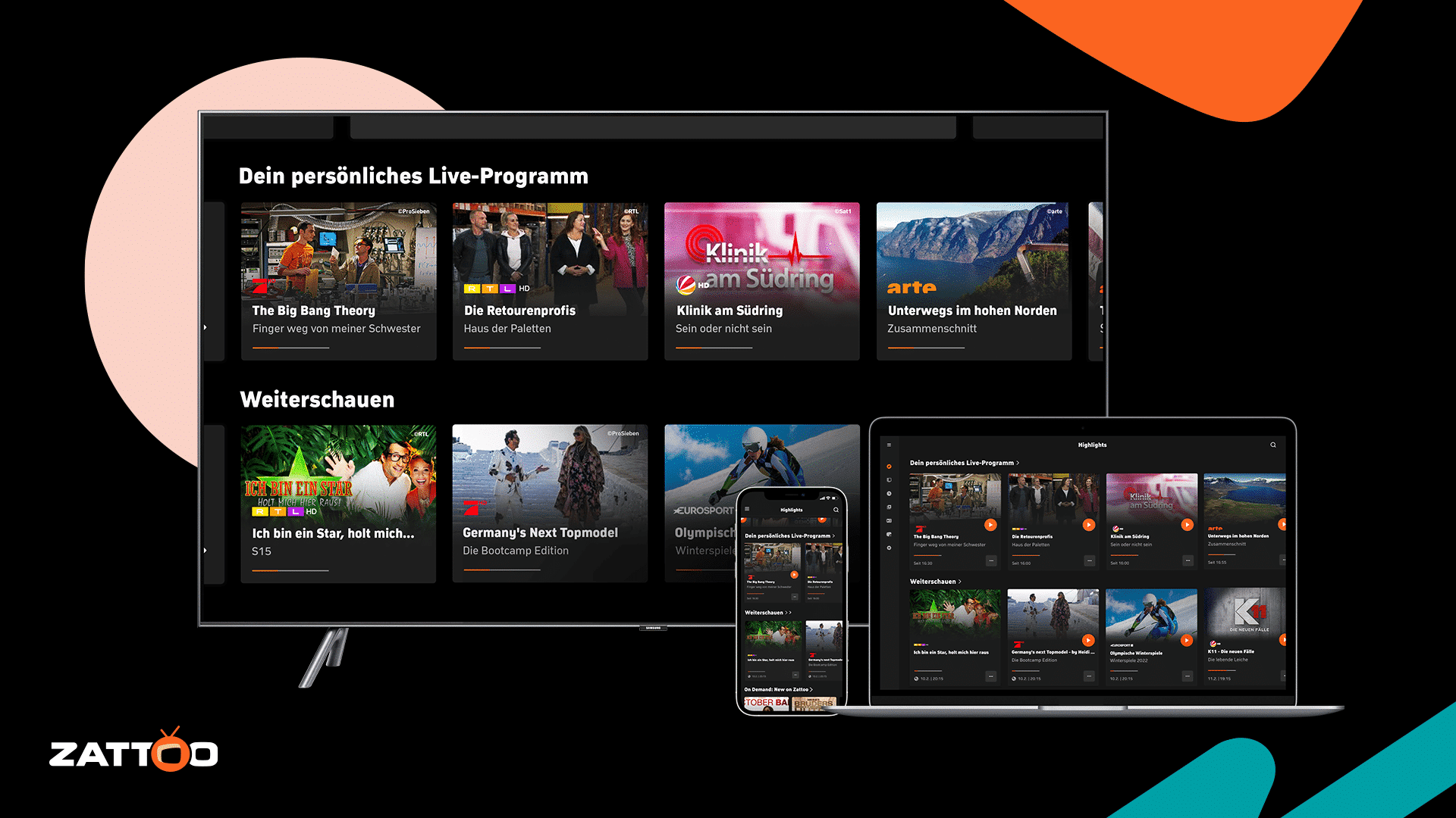 Zattoo bringt zwei neue Funktionen