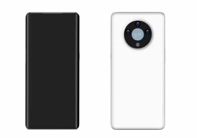 Oppo Patent Smartphone mit zweitem Display auf der Rückseite im Kameraring.