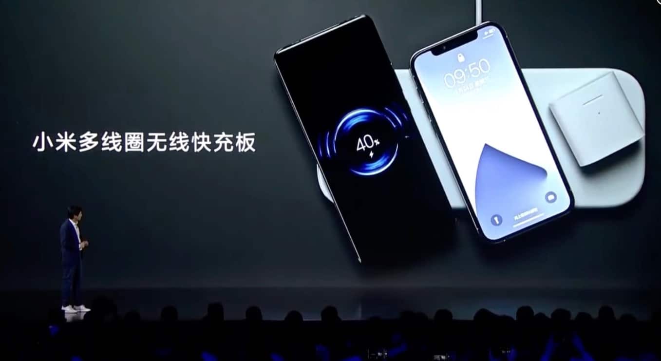 Xiaomi kabellose Ladestation für 3 Geräte mit 20 Watt gleichzeitig.