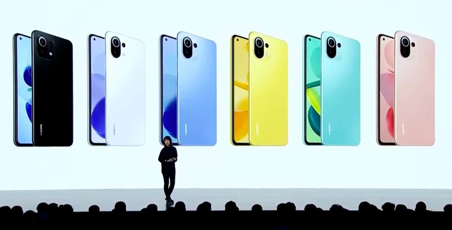 Xiaomi Mi 11 Lite 5G Farben