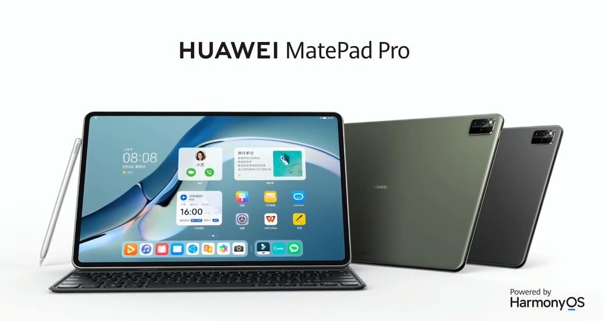 Huawei MatePad Pro mit M-Pencil und HarmonyOS.