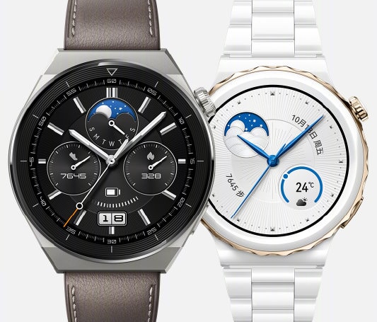 Im Vergleich: Das 43- und 46-mm-Modell der Huawei Watch GT 3 Pro