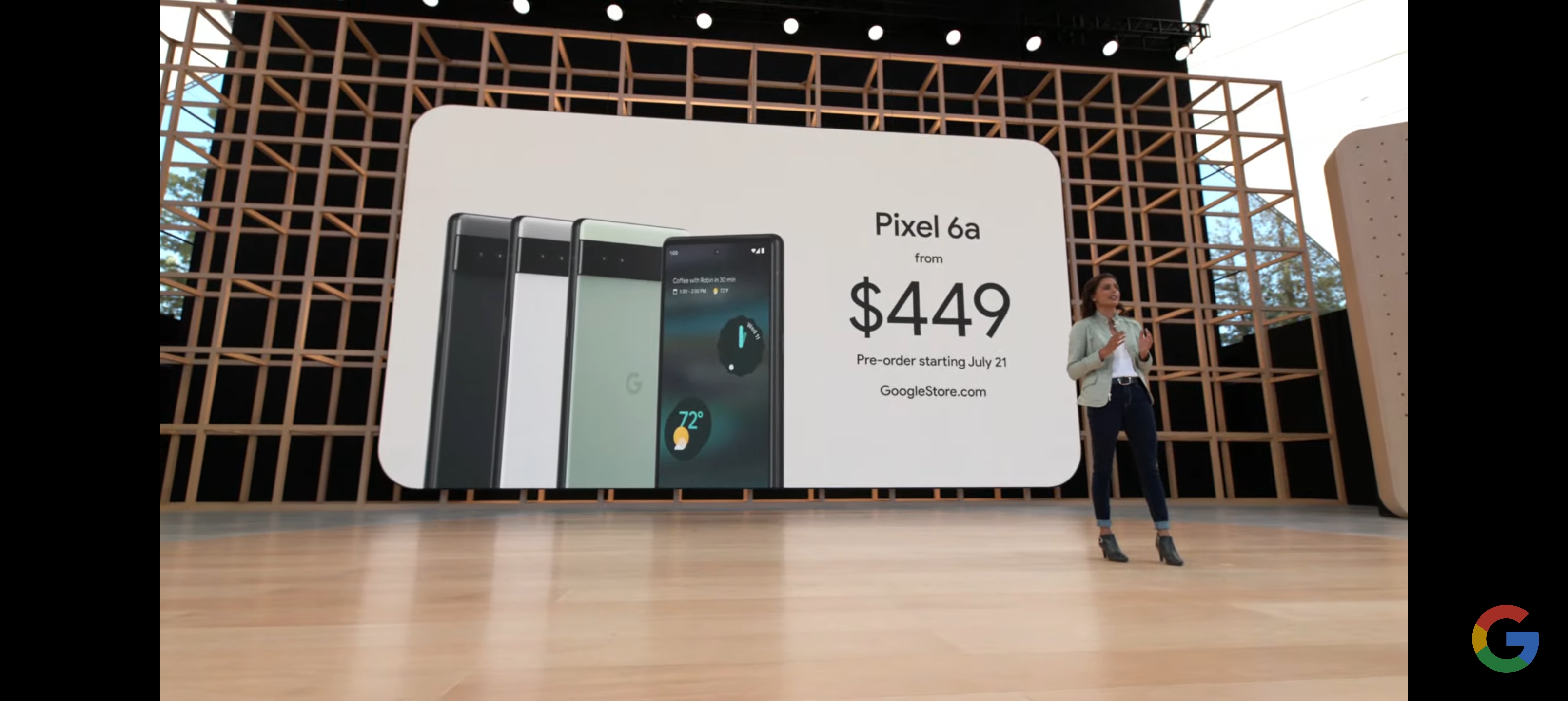 Google Pixel 6a Preis in US-Dollar und in verschiedenen Farben