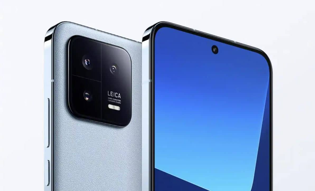 Das Xiaomi 13 in Blau