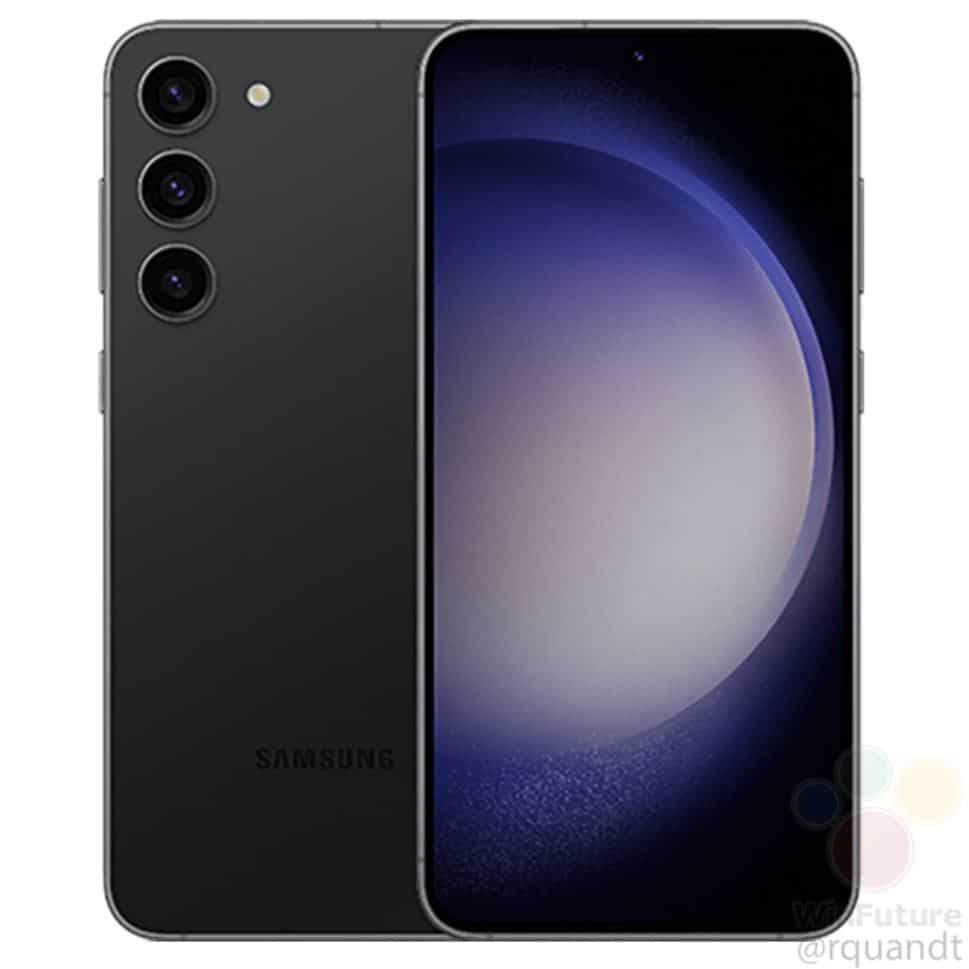 Das Samsung Galaxy S23 in Schwarz