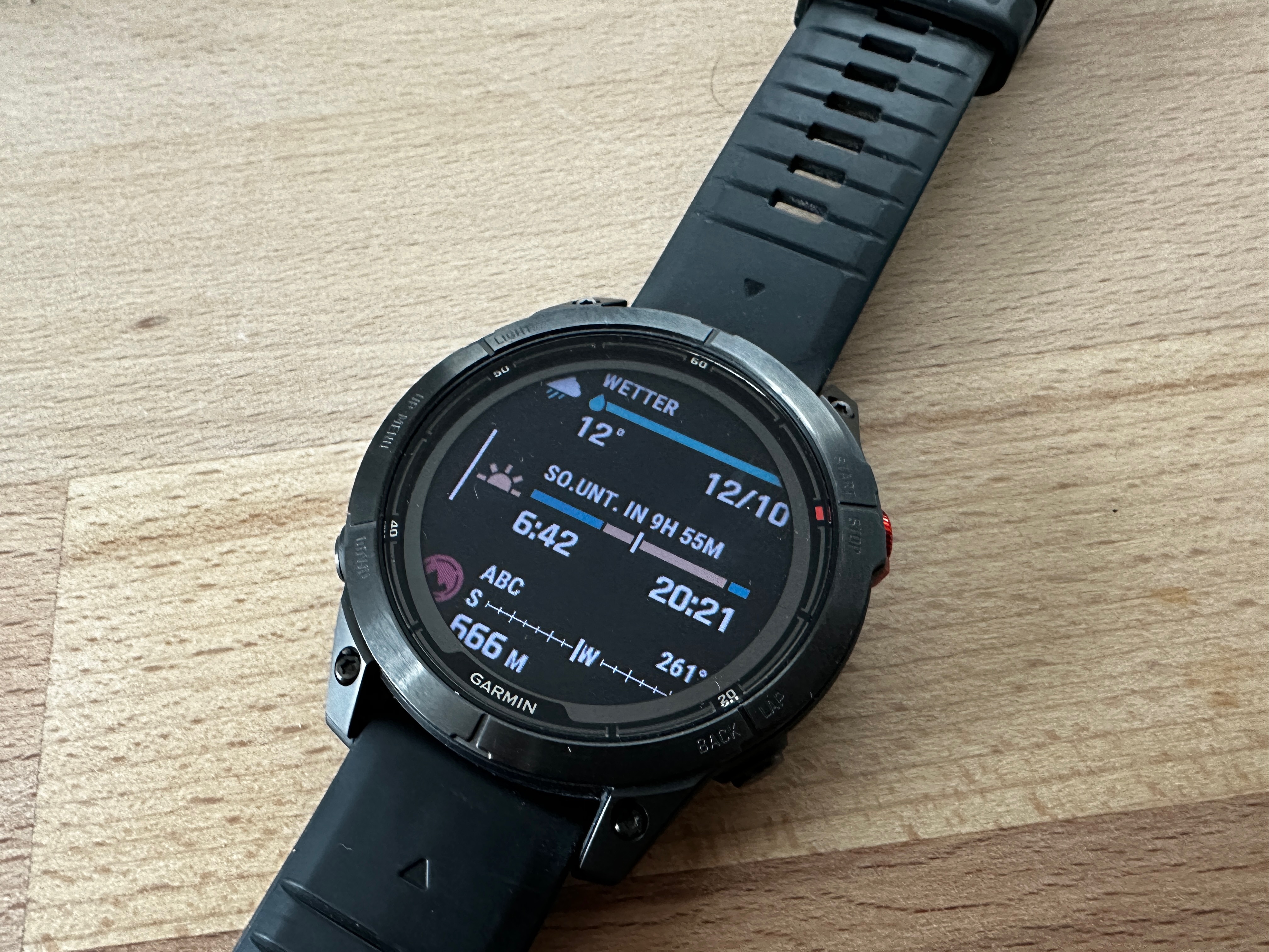 Die Garmin Fenix 7 Pro bietet zahlreiche Widgets