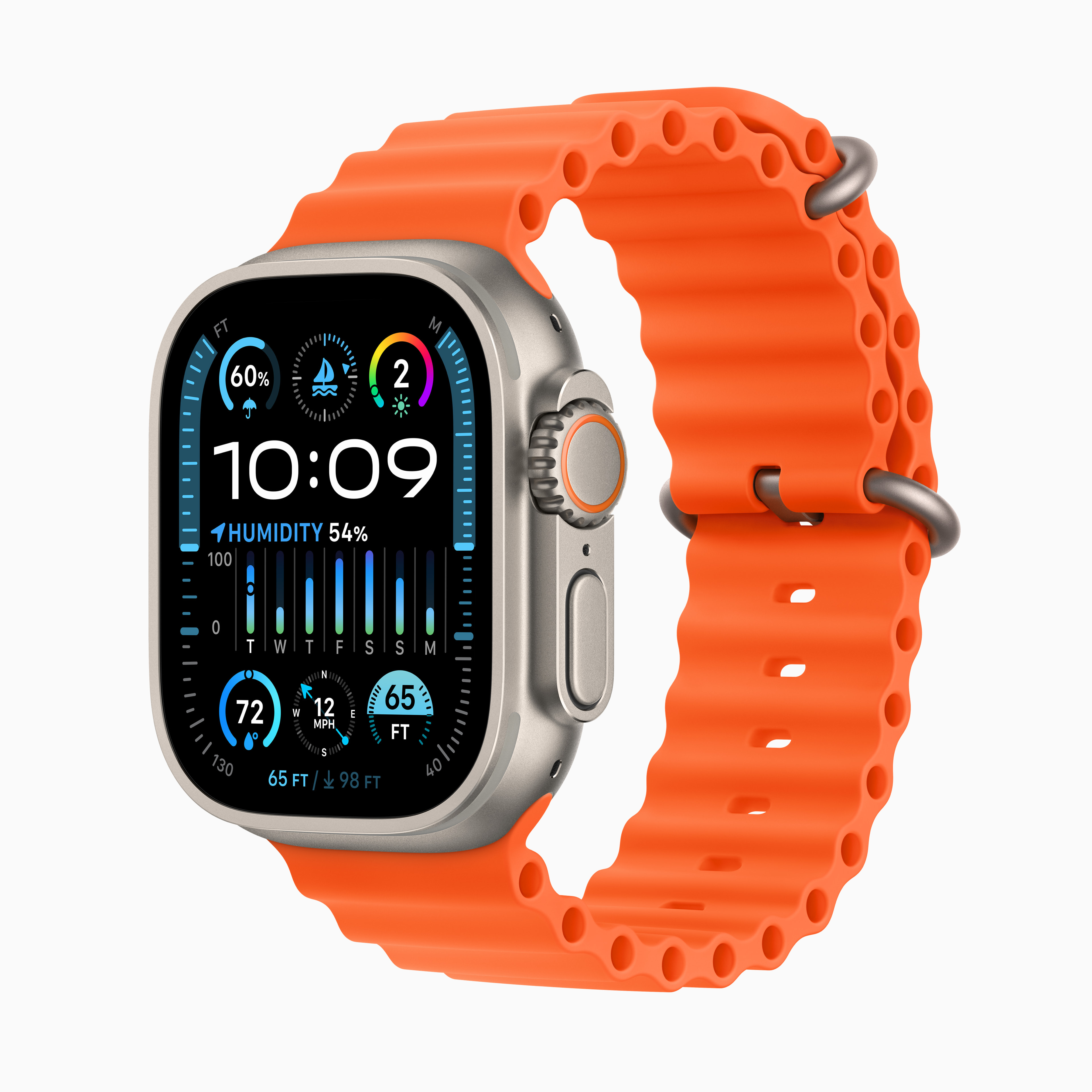 Apple Watch Ultra 2 mit Ocean Band