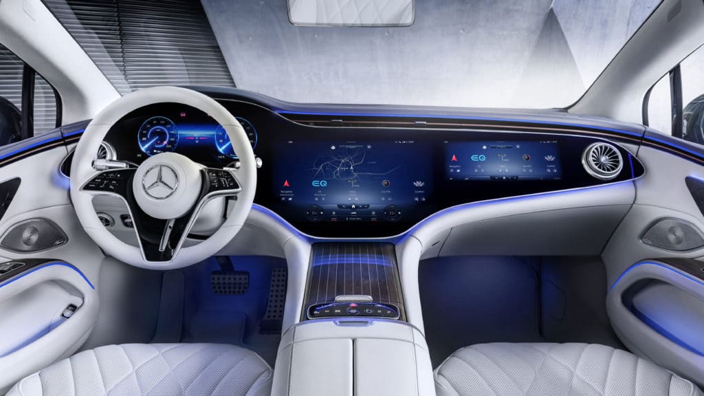 Mercedes-EQ, EQS, Interior, MBUX Hyperscreen