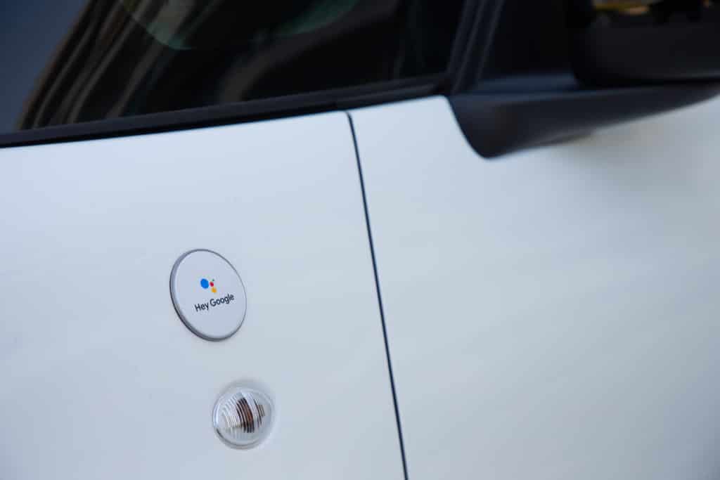 Fiat 500 mit dem besonderen Google-Badge