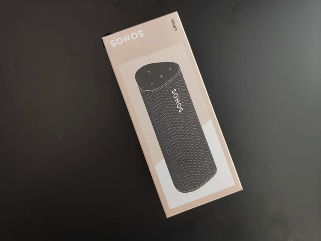 Die Verpackung vom Sonos Roam