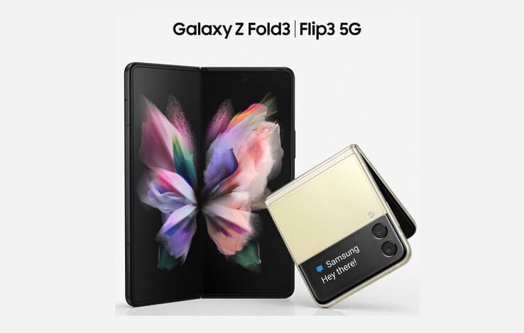 Das Samsung Galaxy Z Fold3 und Z Flip3