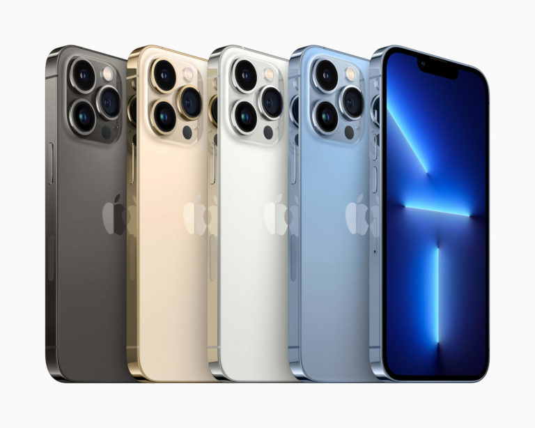 Apple iPhone 13 Pro und iPhone 13 Pro Max: Erhältliche Farben.
