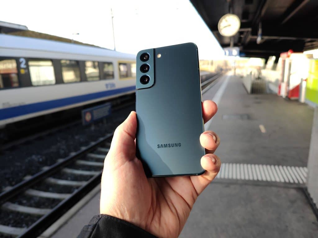Die wunderschöne Rückseite vom Samsung Galaxy S22