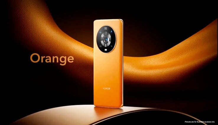 Honor Magic4 Pro in Orange