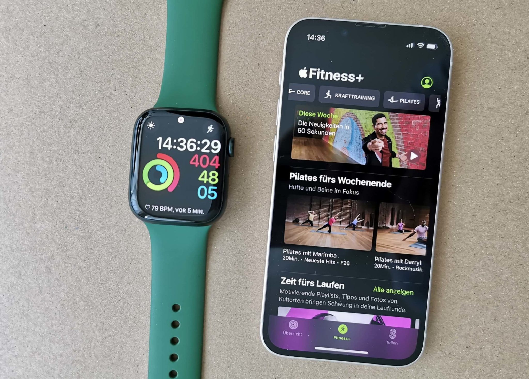 Apple Fitness+ Test und Review.
