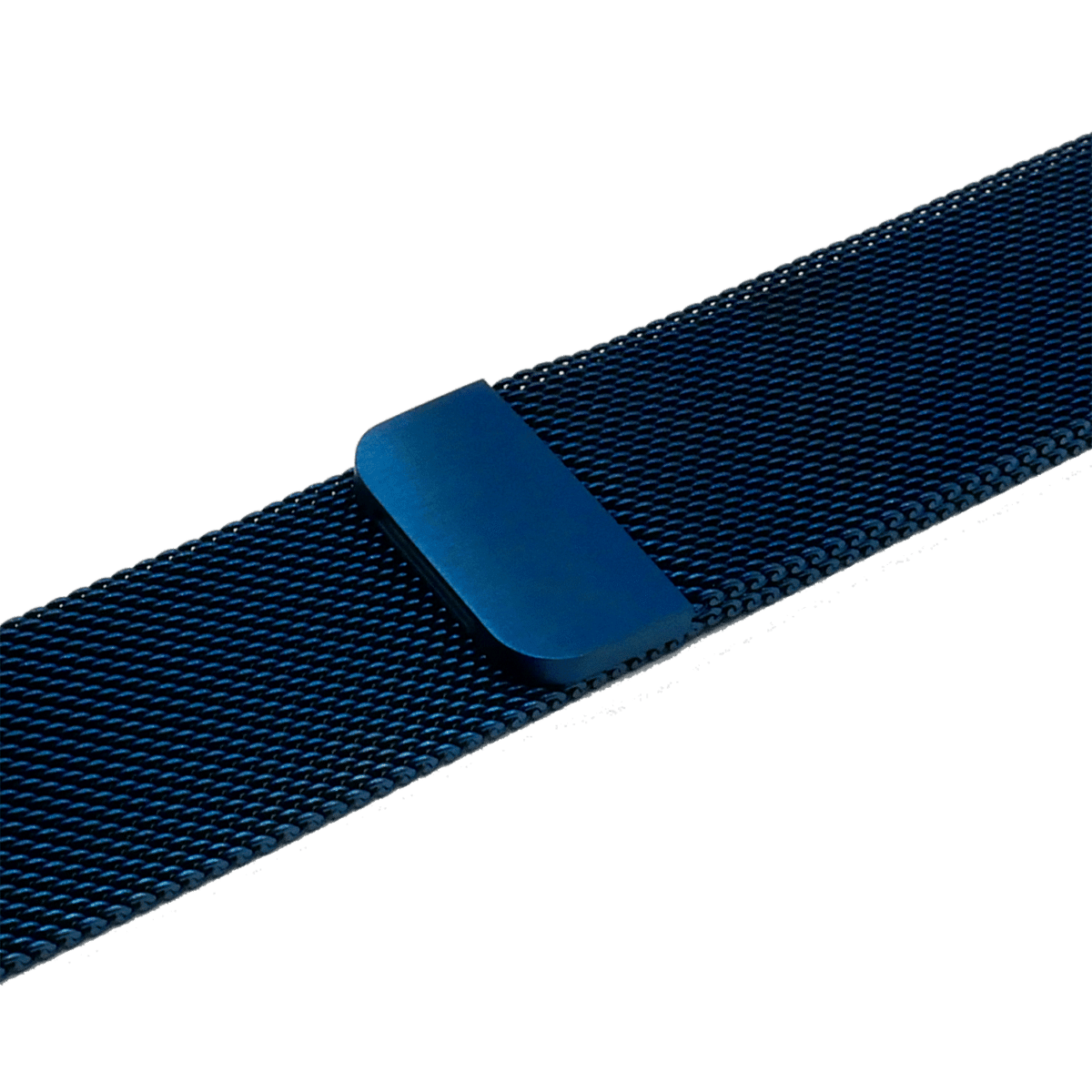 Armband für Apple Watch Milainese / Milanese Edelstahl in der Farbe Blau.