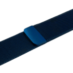 Armband für Apple Watch Milainese / Milanese Edelstahl in der Farbe Blau.