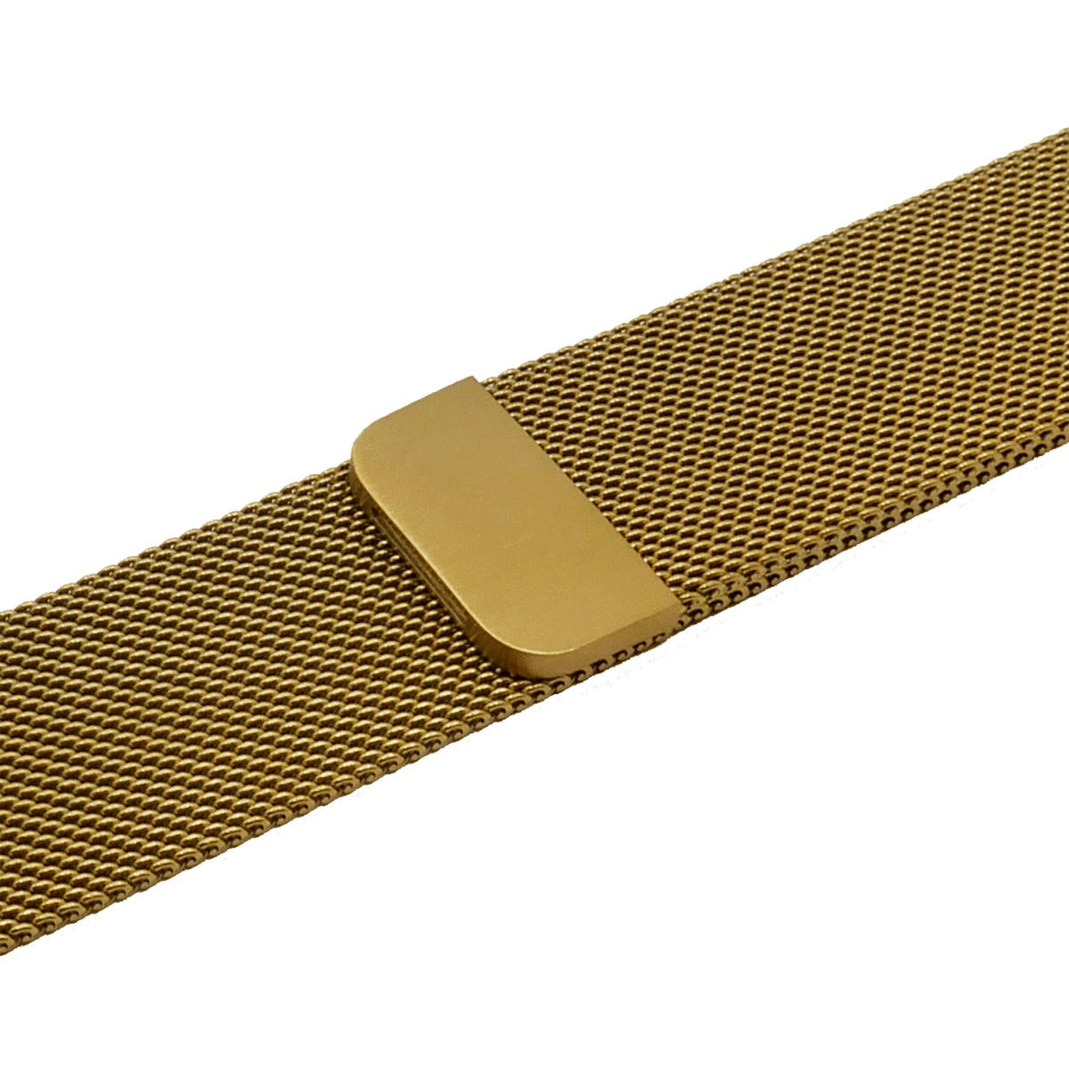 Armband für Apple Watch Milainese / Milanese Edelstahl in der Farbe Gold.