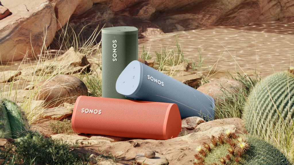 Sonos Roam in den drei neuen Farbtönen