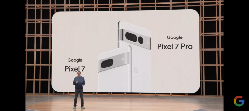 Google Pixel 7 und Pixel 7 Pro in Weiss mit Release-Datum