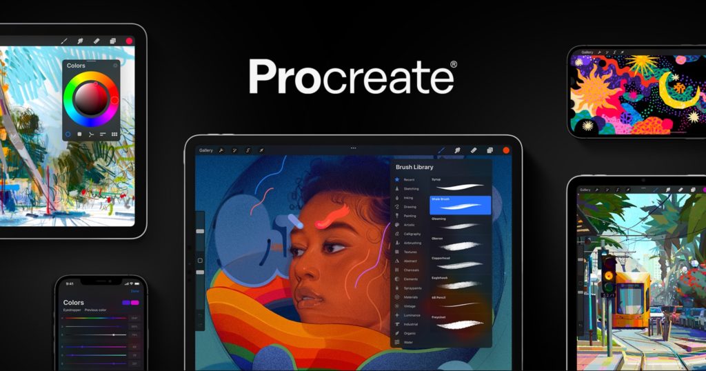 Procreate: Grafikprogramm für das iPad und iPhone.