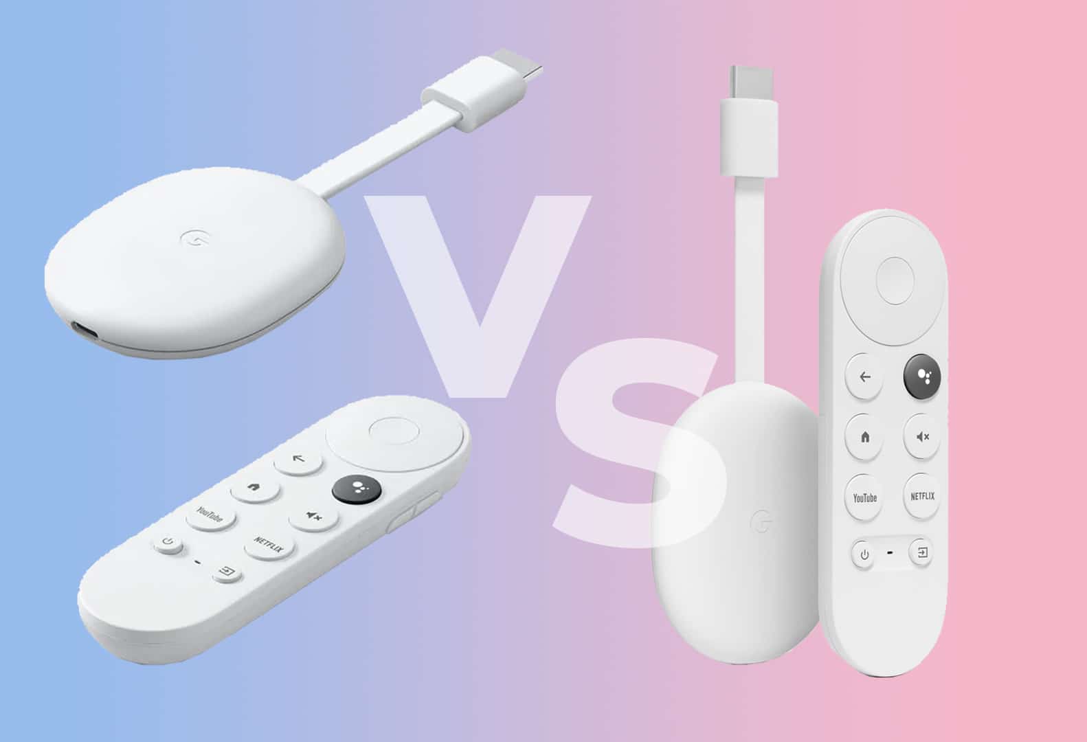 Google Chromecast mit Google TV (4k) vs.. Google Chromecast mit Google TV (HD): Was ist der Unterschied?
