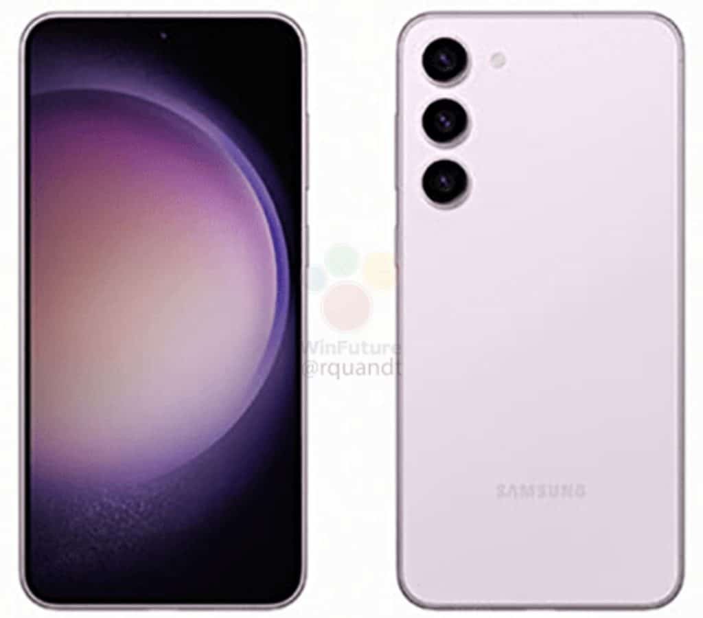 Samsung Galaxy S23 Vorder- und Rückseite
