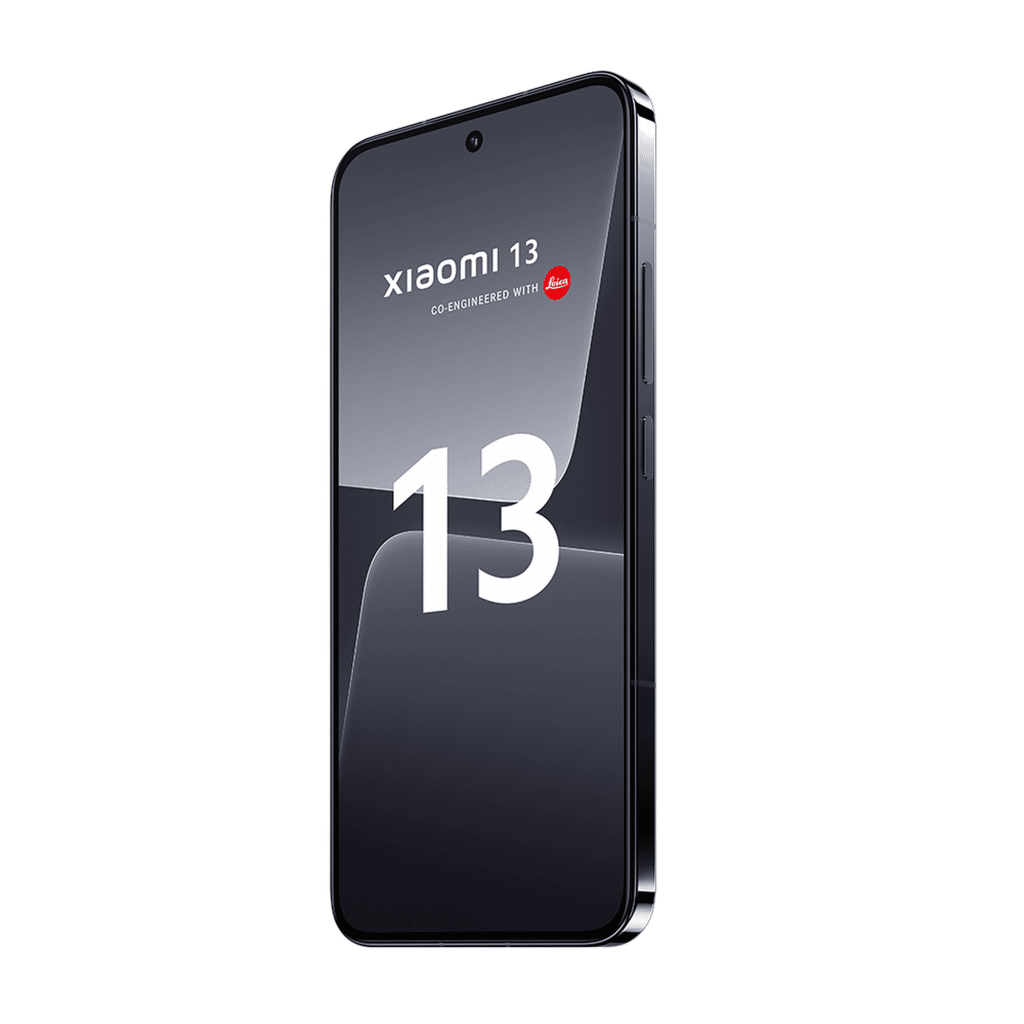 Das Xiaomi 13 in Schwarz Vorderansicht