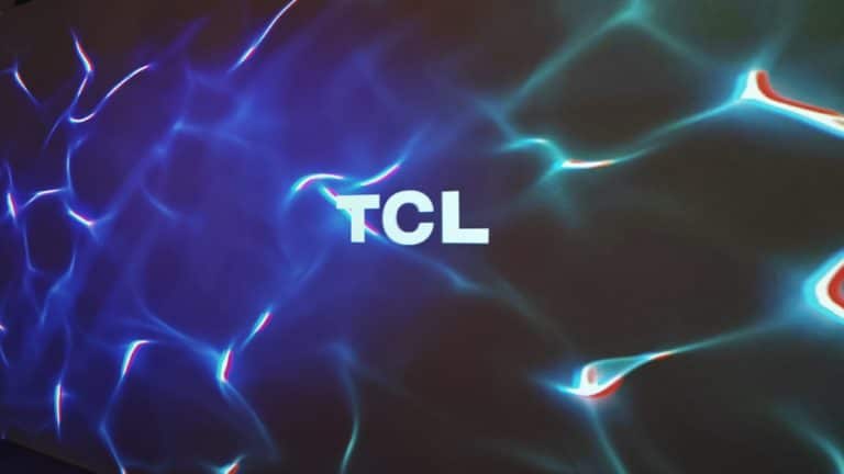 TCL Logo am Event Launch in Milano.