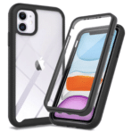 Hülle für iPhones: 360 Ultimate Case transparente Outdoor-Schutzhülle mit integriertem Displayschutz und Gummirand aus TPU.